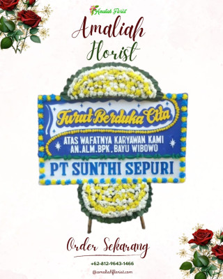 Papan Bunga Duka di Wasile Utara