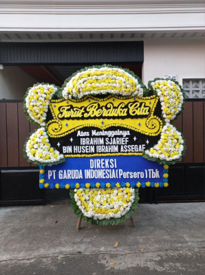 Papan Bunga Duka di Wasile Utara