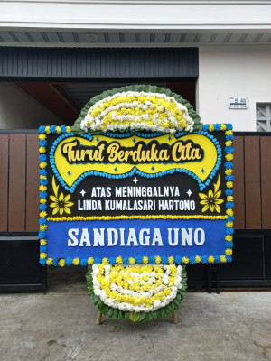 Papan Bunga Duka di Wasile Utara