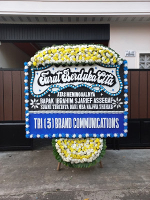Papan Bunga Duka di Wasile Utara